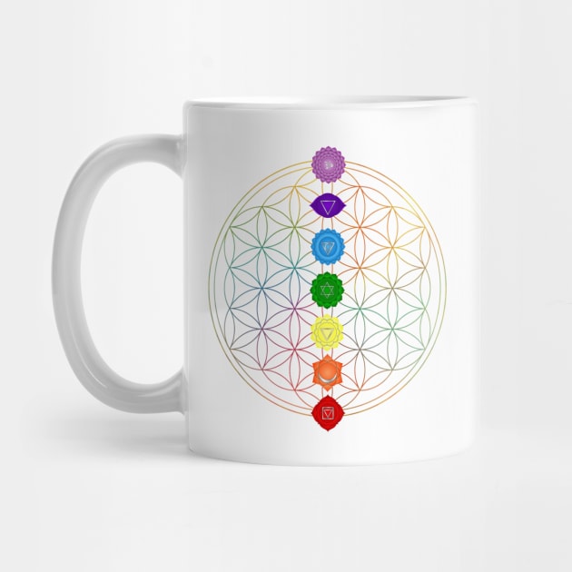 Sacred Flower of Life Chakra by Bluepress